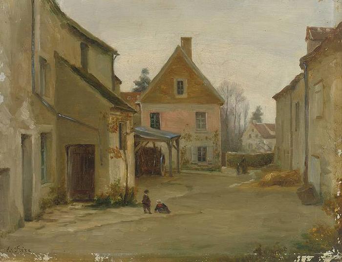 Pierre-edouard Frere Village street oil painting image